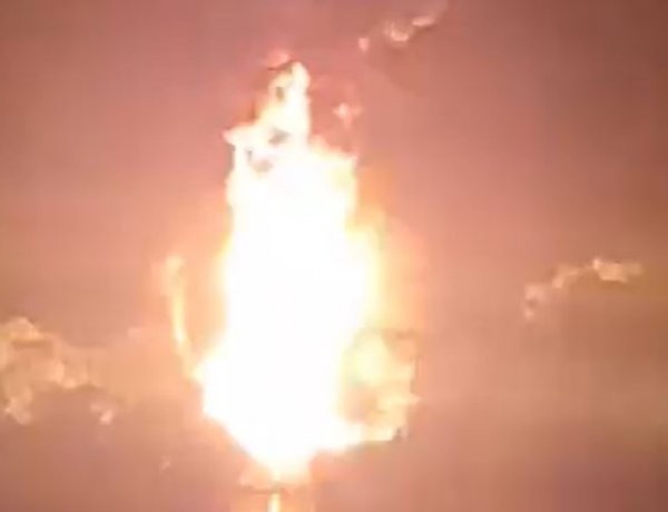 Caminhão-tanque explode na BR-174 e causa pânico em motoristas no Amazonas