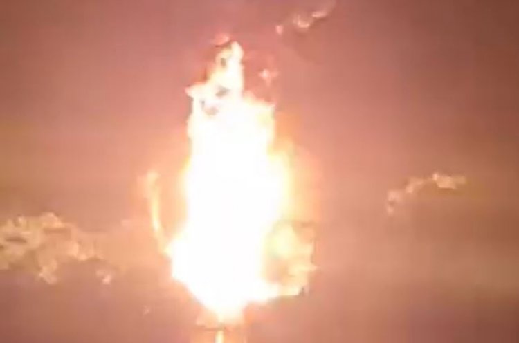 Caminhão-tanque explode na BR-174 e causa pânico em motoristas no Amazonas